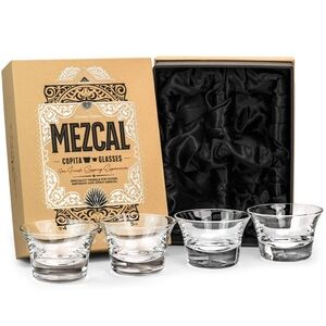 NWOT! Glassique Cadeau Tasting Glasses Mezcal and Spirits Perfect Gift